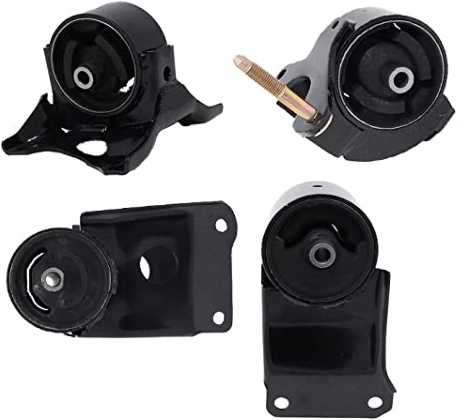 ENA Motor and Trans Mount Set of 4 Compatible with Nissan Infiniti 1995-2001 Maxima 3.0L 2002-2003 Maxima 3.5L 1996-1999 I30 3.0L Auto Trans Without Sensors Replacement for A7302 A7303 A7304 A7305 Pack of 2