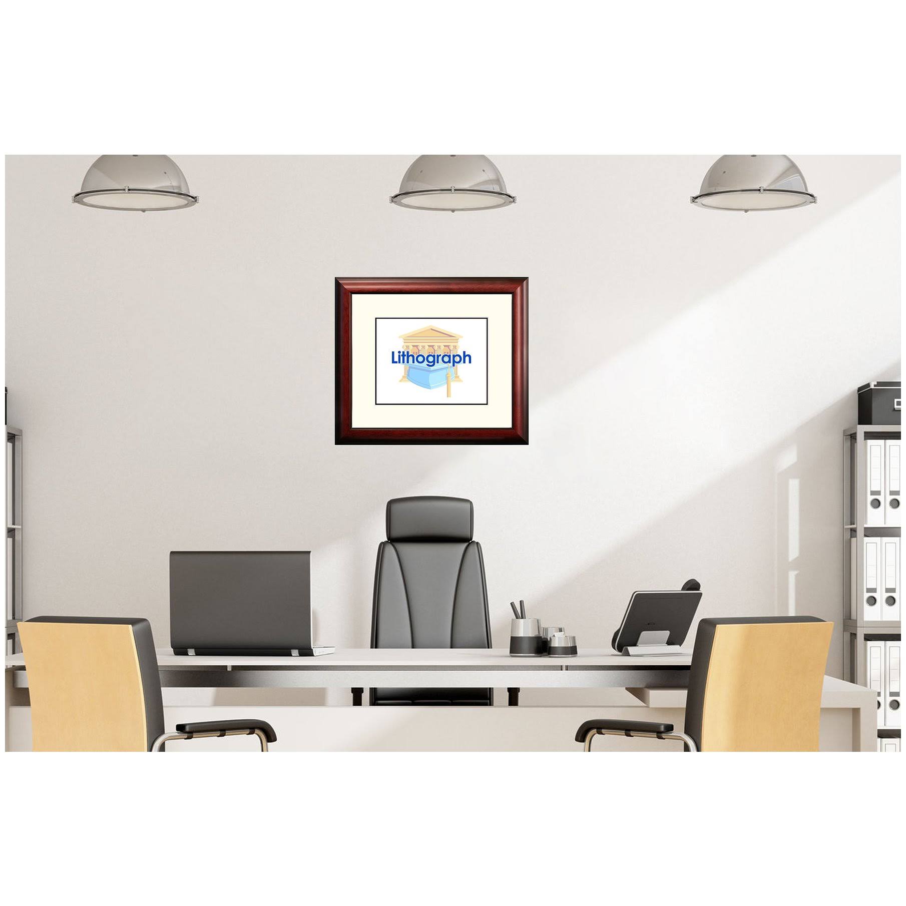 Purdue University Alumnus Framed Lithograph