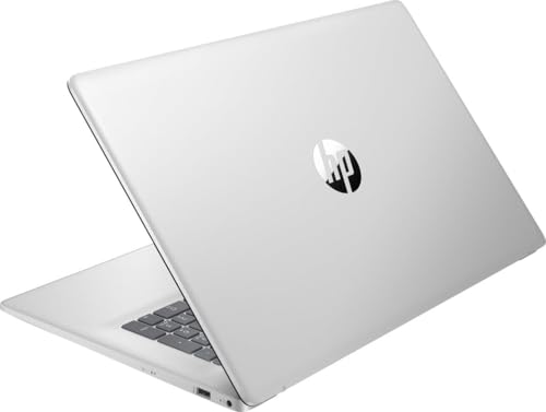 HP Newest 17 Business Laptop, 17.3'' FHD Widescreen, Intel 6-Core i3-1215U(Up to 4.4 GHz), 8GB DDR4, 1TB SSD, 8.5 Hours Battery, Windows 11 Home, 64GB SD Card + USB 3.0 Hub, Natural Silver