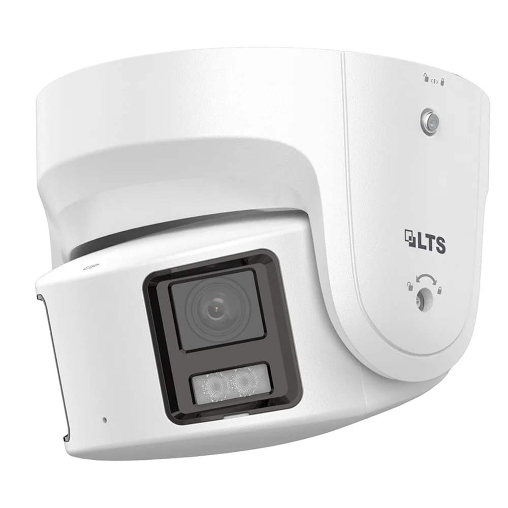 LTS CMIP3C8PW-SDL HD IP 8MP 180 Panoramic 4mm Full Color 247 WDR Turret Dome Camera LTCMIP3C8PW-SDL
