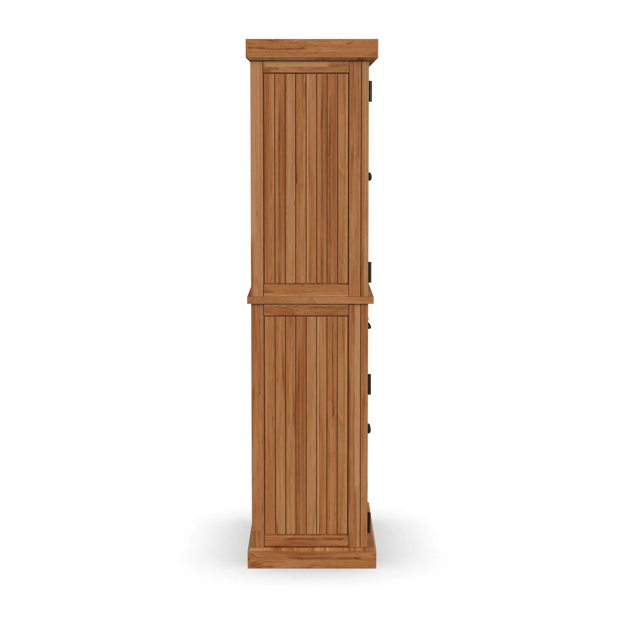 Homestyles Nantucket Wood Pantry in Brown
