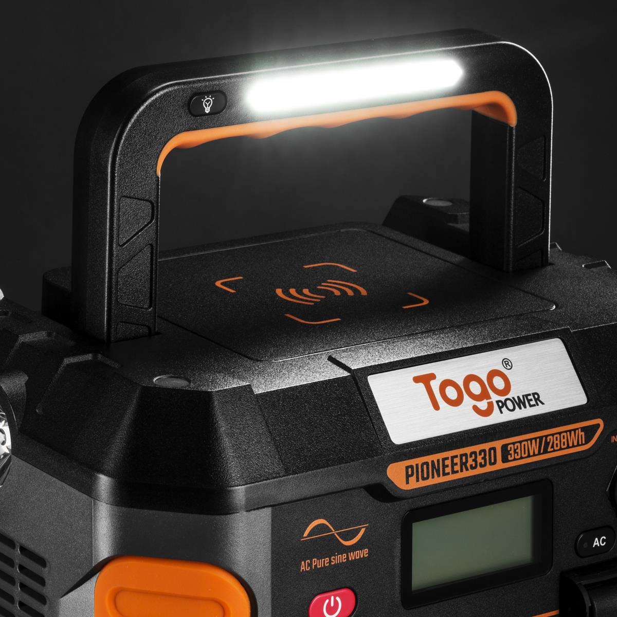 Togo Power Pioneer 330, 288Wh Portable Station Lithium Battery 330W (660W Peak) for Hiking, Camping, Home Emergency, Tailgating,