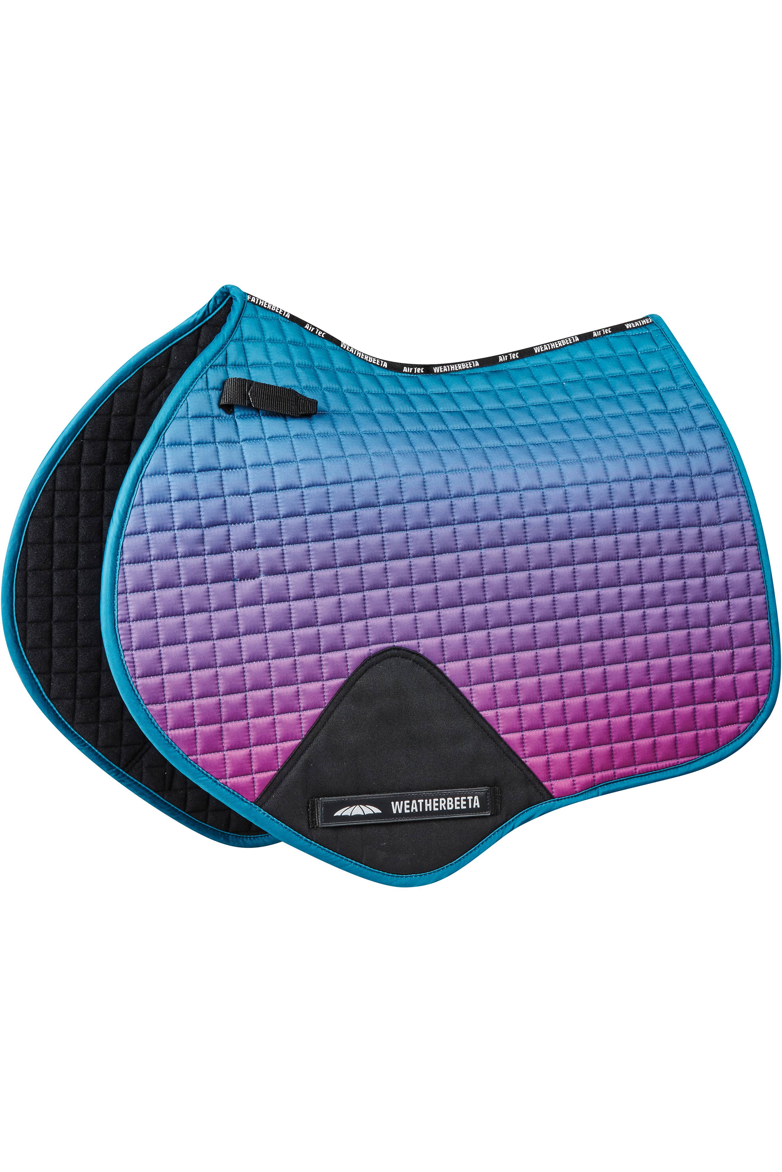 Weatherbeeta Prime Ombre Jump Shaped Saddle Pad - Midnight Aurora