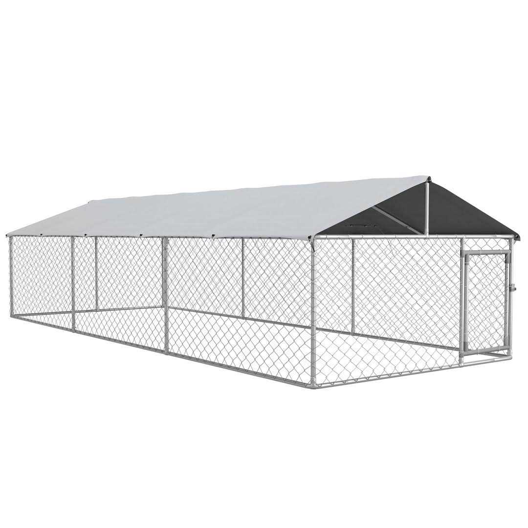 212 Main PawHut Dog Kennel Outdoor Large-Sized Dogs with Waterproof UV Resistant Roof - Pet Supplies online store