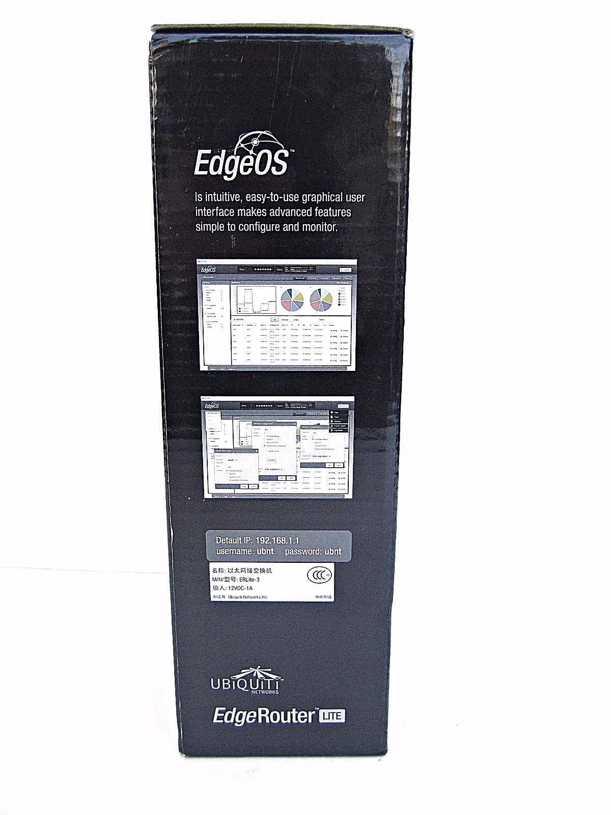 Ubiquiti EdgeRouter Lite Router - Gigabit Ethernet ERLite-3