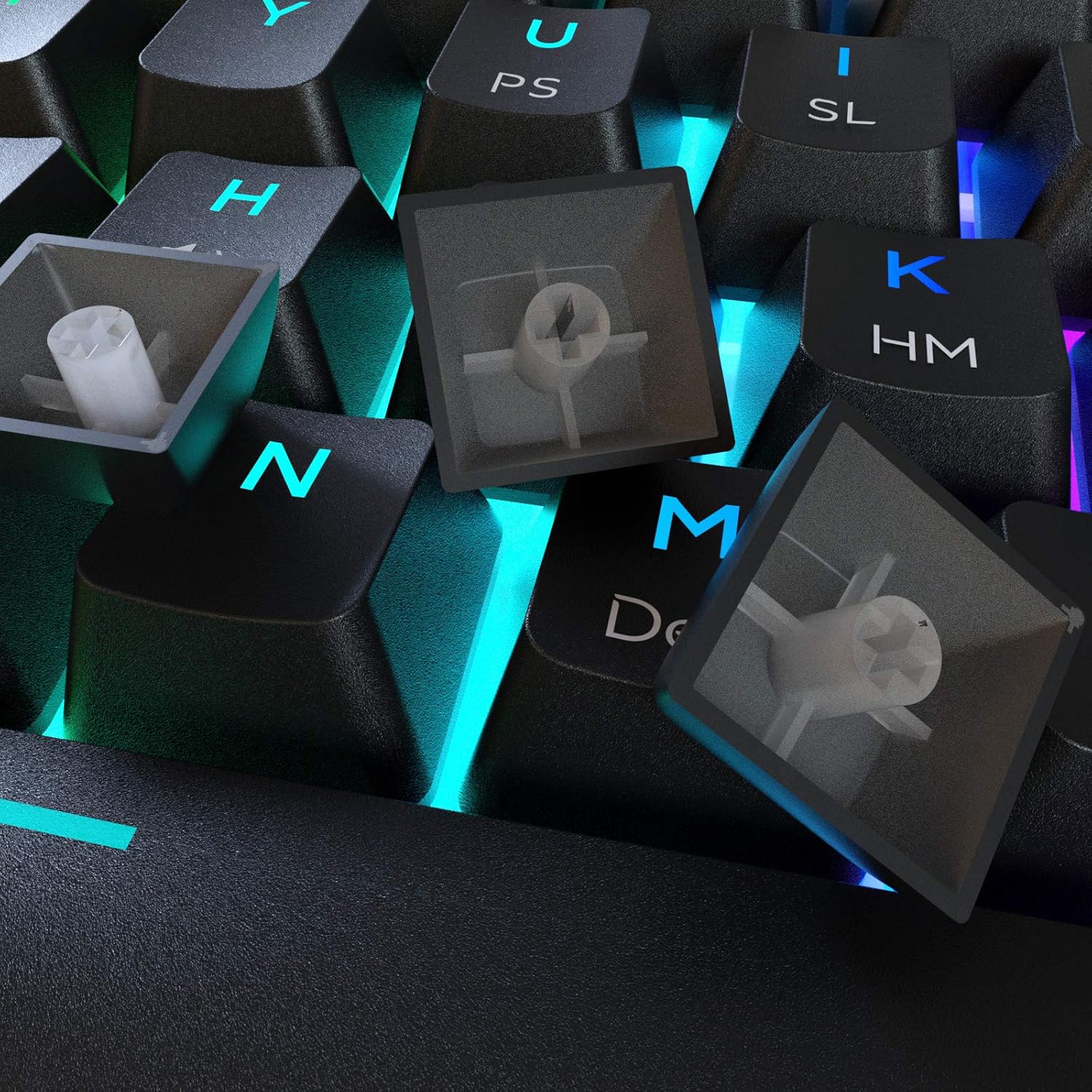 Dierya DK61 Pro 60% Mechanical Gaming Keyboard, Wired/Wireless/Bluetooth Keyboard, 61 Keys RGB Backlit Mini Keyboard, PBT Keycap Mini Keyboard with Full Keys Programmable(Gateron Optical Red Switch)