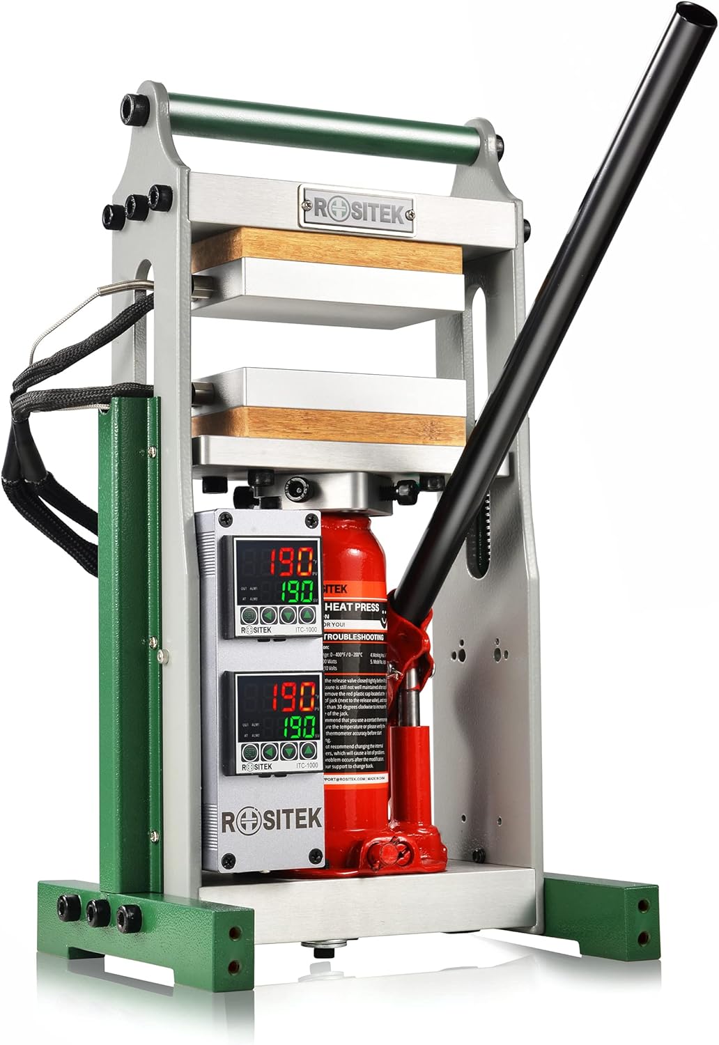 ROSITEK RNP4 4-Ton Hydraulic Heat Press Machine - 3x5 Inch Heated Plates