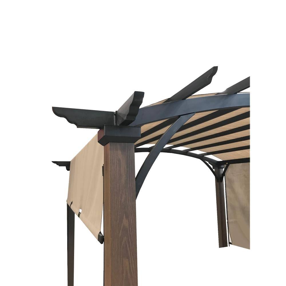 Garden Winds Replacement Canopy Top Cover for The AR Freestanding Pergola - Riplock 350