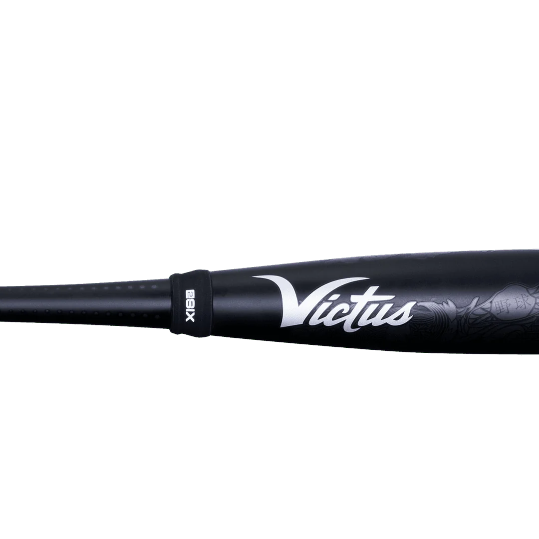 Victus Nox Two Piece Hybrid USSSA 2 3/4 Baseball Bat -8, 28/20oz (Black/Silver)