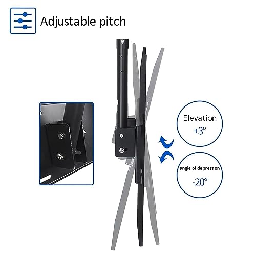 tv Mount,Hang Smart tv Mount, Electric TV Lift, Adjustable Height Double Pole Single Screen TV Mount, Fits 60-100 Inch Low Profile TVs, Tilt Telescopic Ceiling TV Mount Bracket