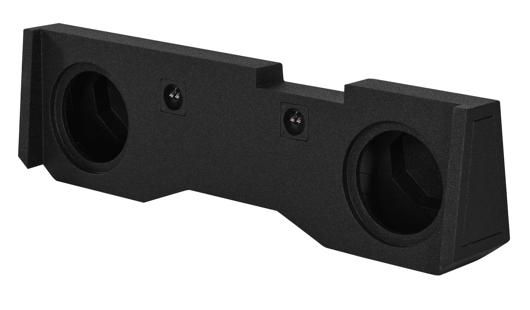 Rockville Dual 12" Sub Enclosure Box For 2014-Up GMC/Chevy Sierra/Silverado Crew