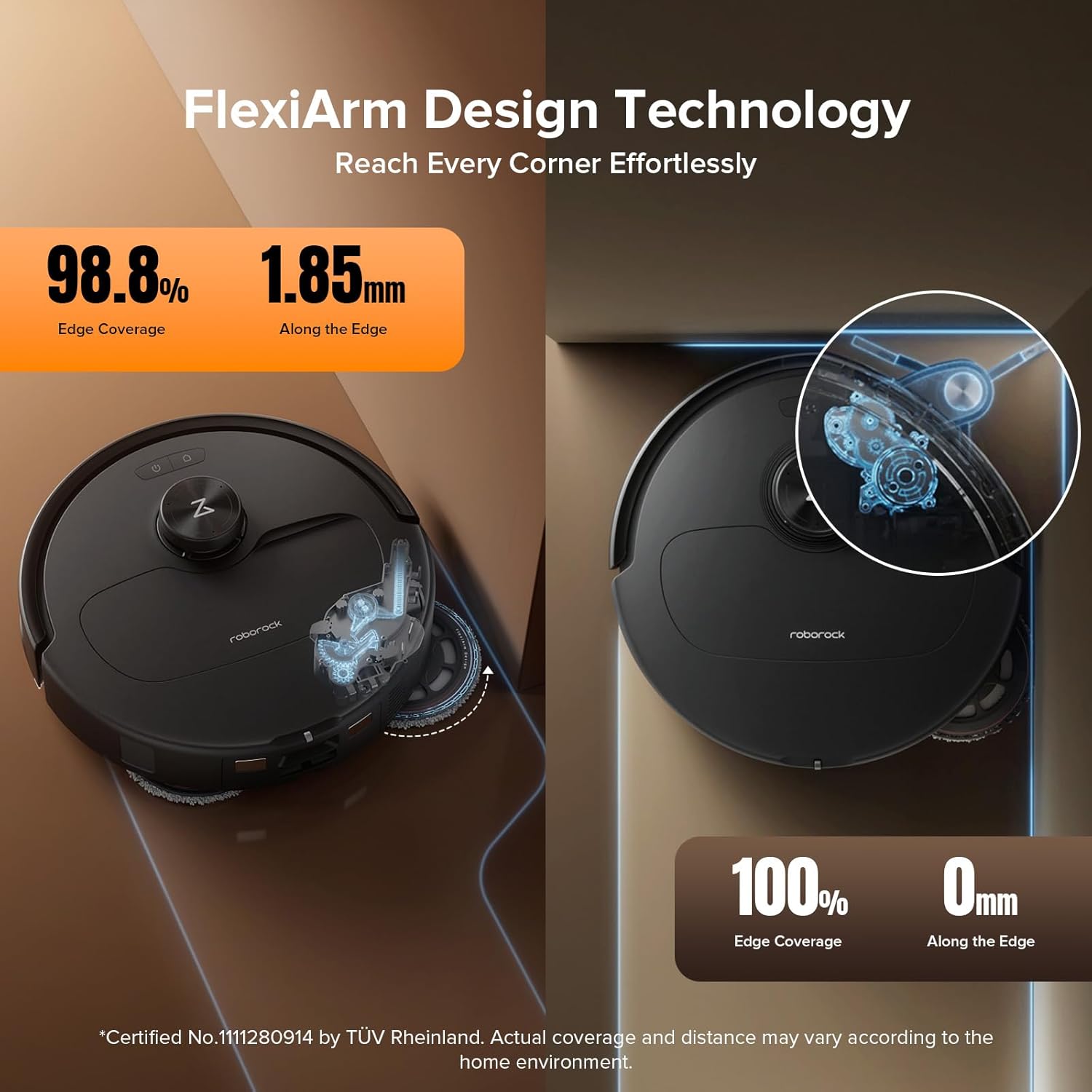 roborock Qrevo Master Robot Vacuum and Mop with Multi-Surface Floor Cleaning Solution