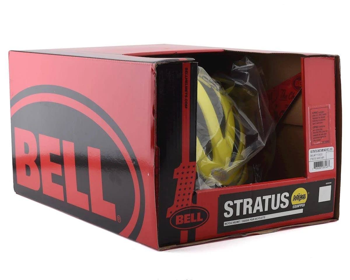 Bell Stratus MIPS Helmet 2020 - Medium (Ghost Matte/Gloss Hi-Viz Reflective)