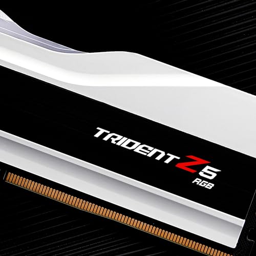 G.SKILL Trident Z5 RGB Series (Intel XMP 3.0) DDR5 RAM 64GB (2x32GB) 6400MT/s CL32-39-39-102 1.40V Desktop Computer Memory UDIMM - Matte Black (F5-6400J3239G32GX2-TZ5RK)