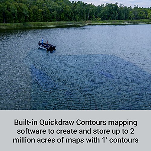 Garmin 010-01872-00 STRIKER 5CV with Transducer, 5" GPS Fishfinder, CHIRP Traditional And ClearVu Scanning Sonar Transducer, Built In Quickdraw Contours Mapping Software