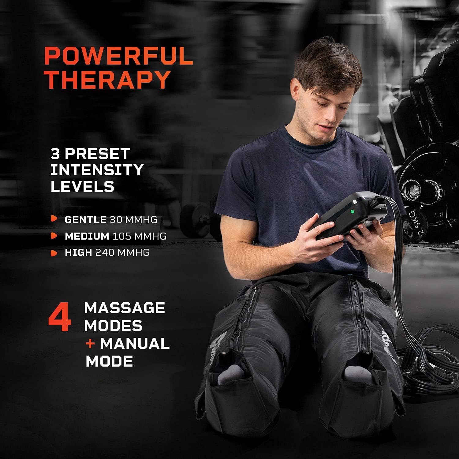 Lifepro Sequential Compression Device, Foot Leg Compression Machine - Hip Thigh Calf Compression Massager - Compression Sleeve