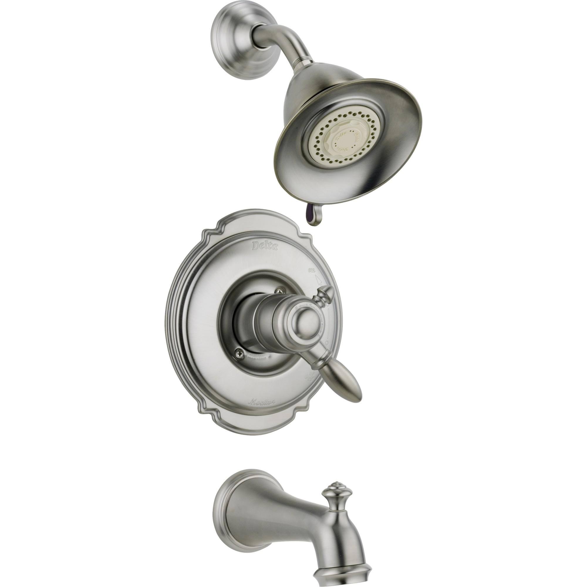 Delta T17455-SS Victorian Monitor 17 Series Tub and Shower Trim Stainless