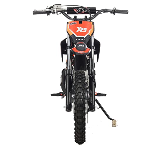 X-PRO X29 110cc Dirt Bike with Automatic Transmission, Electric Start,14"/12" Tires! Assembled and Tested! (Black)