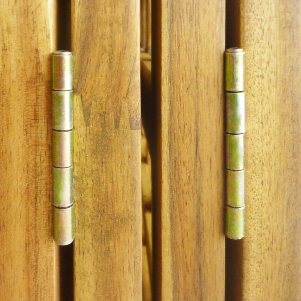 vidaXL 4-Panel Room Divider / Trellis Solid Acacia Wood 63x22x66.9x22