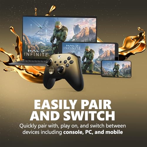 Microsoft QAU-00157 Xbox Wireless Gaming Dual Controller Bundle (Ghost Cipher Special Edition) for Xbox Series X|S, Xbox One, Windows PC, Android and iOS