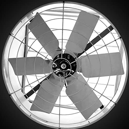HASMI Exhaust Fan Powerful Industrial Exhaust and Ventilation Fan Wall Mounted Exhaust Fan, Automatic Shutter, Vent Fan For Home Attic, Shed, or Garage Ventilation Ventilation Fan
