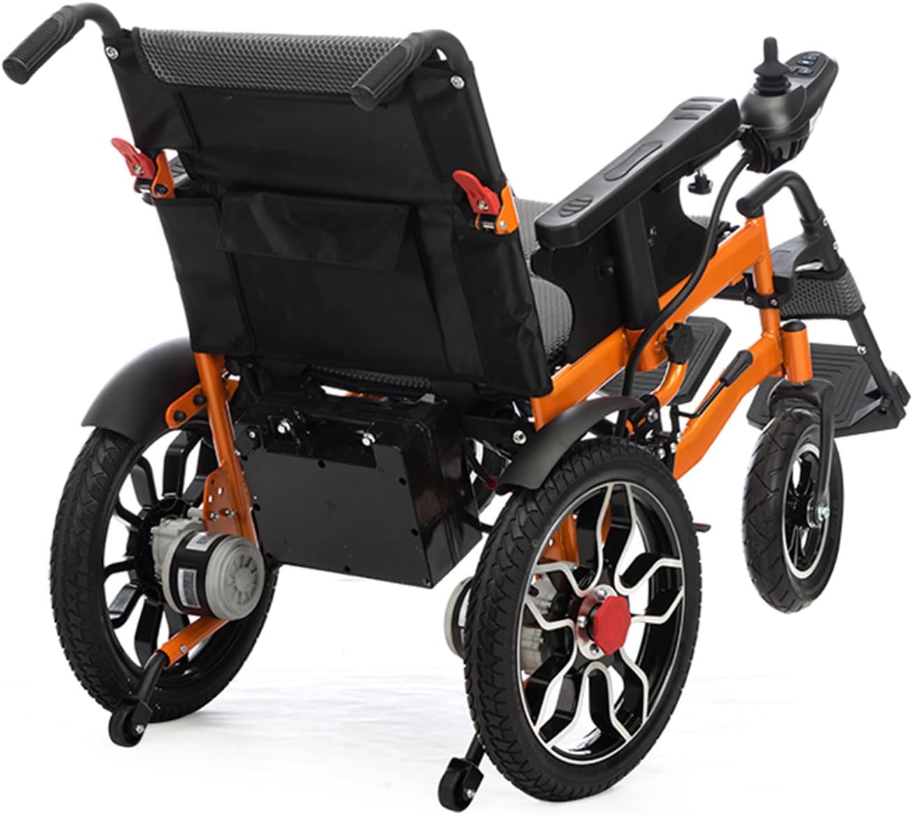 Electric Wheelchairs for Adults Intelligent Foldable Electric Wheelchairs Portable Transport Chairs for Seniors All Terrain Wheel Chair Power Chair for Adults Supports Up to 300 Lbs