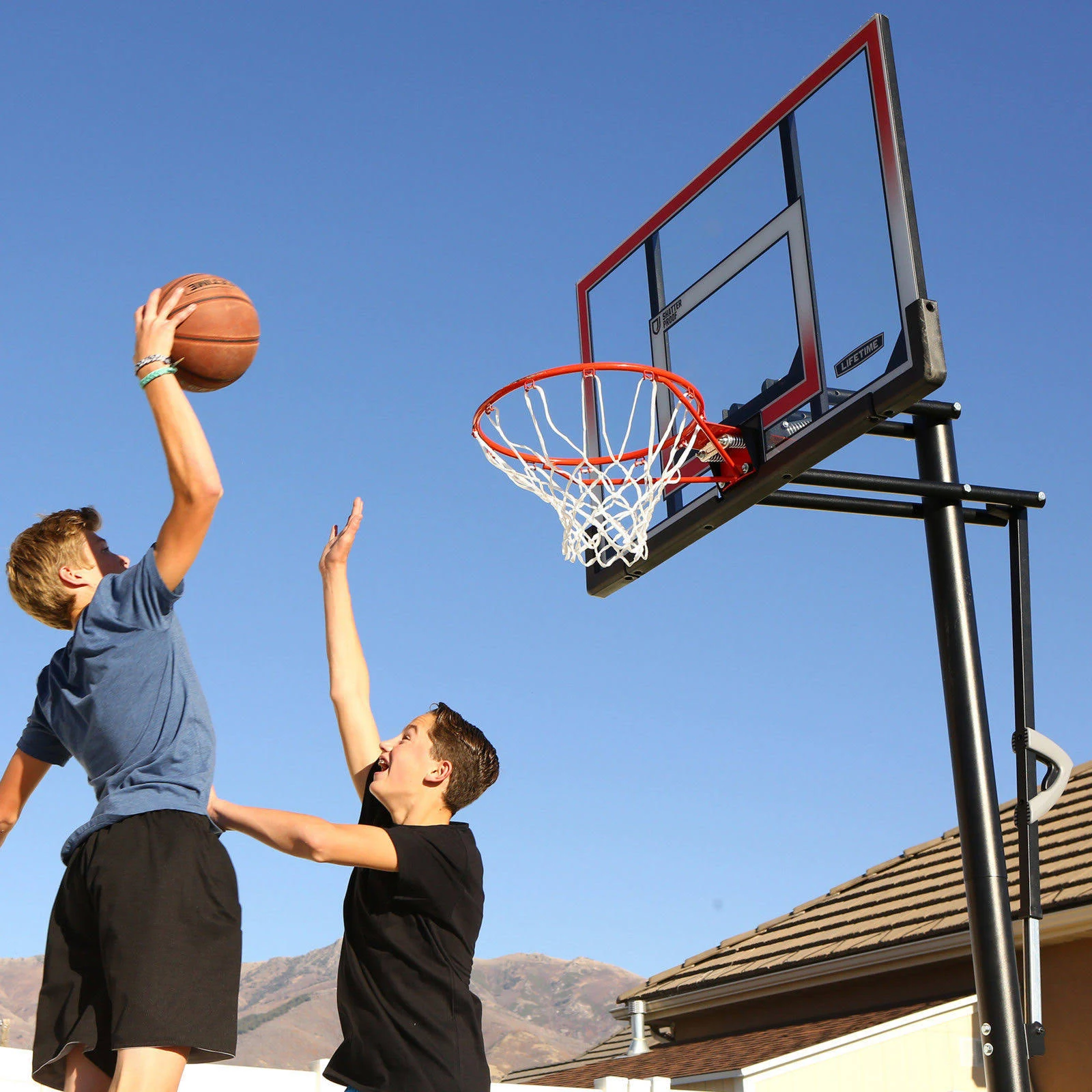 Lifetime in Ground Basketball System