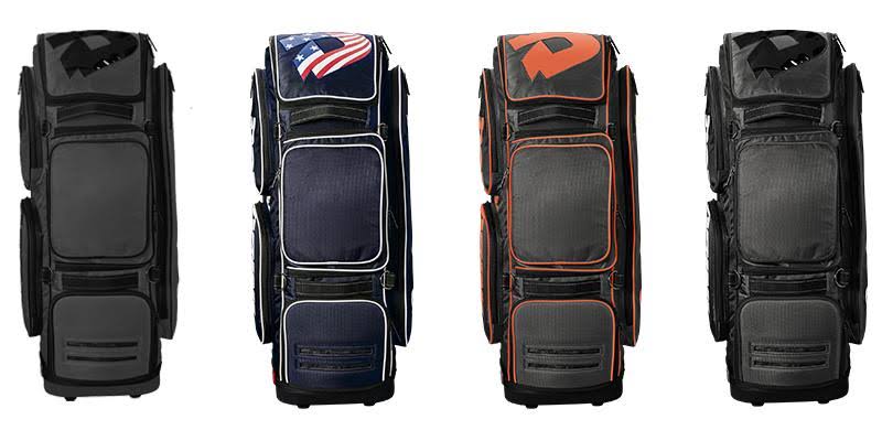 Demarini Special Ops Wheeled Bag in Charcoal / Black