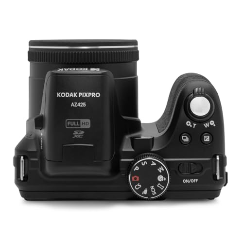 Kodak PIXPRO AZ425 Astro Zoom 20MP Full HD Digital Camera, Red, Bundle with 32GB Memory Card and Camera Bag