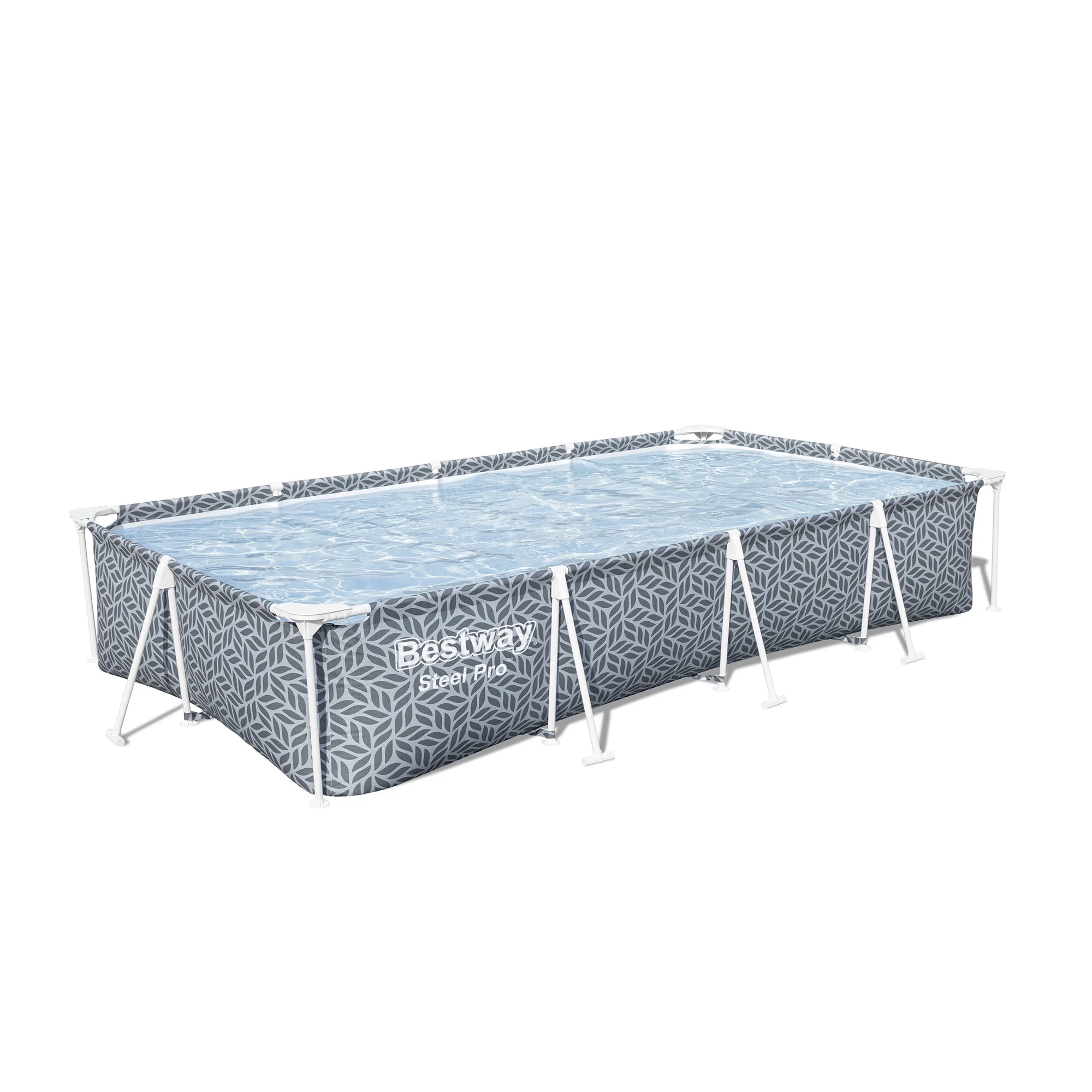 Bestway Steel Pro 9.8'x6.6'x26 Rectangular Above Ground Swimming Pool Set