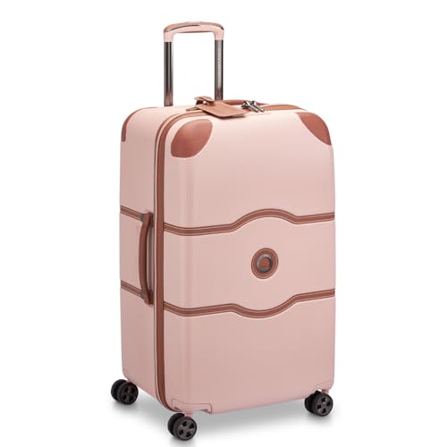 DELSEY PARIS Chatelet Air 2.0 Hardside Luggage with Spinner Wheels, Angora, Checked-Large 28 Inch