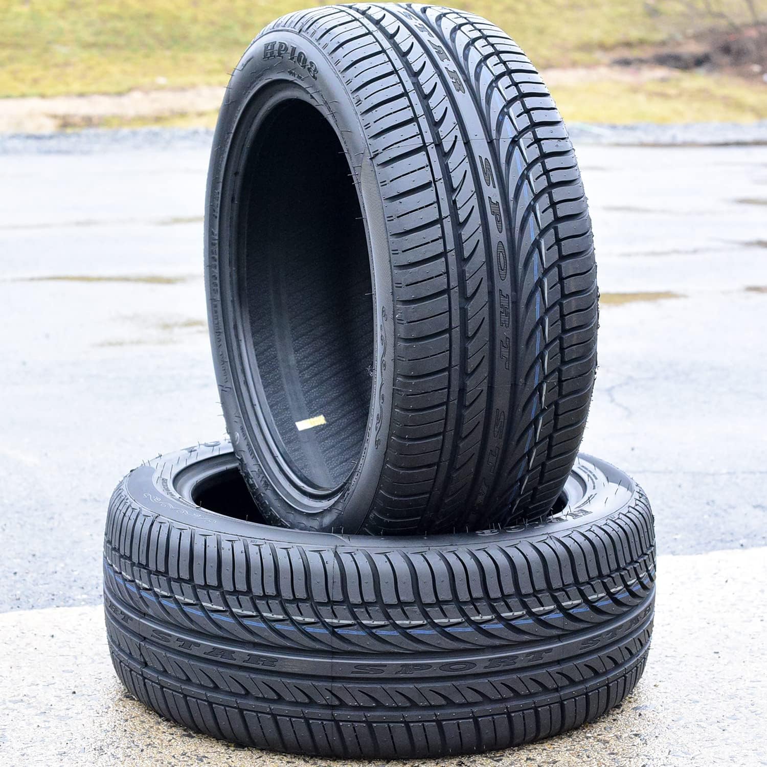Set of 4 (FOUR) Fullway HP108 All-Season High Performance Radial Tires-225/40R18 225/40ZR18 225/40/18 225/40-18 92W Load Range XL 4-Ply BSW Black Side Wall