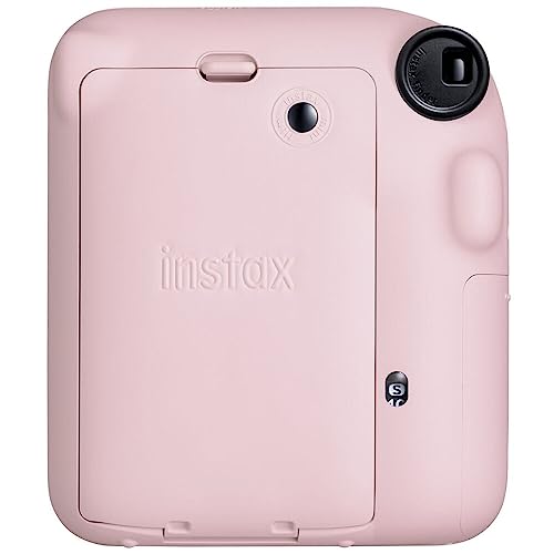 FUJIFILM INSTAX Mini 12 Instant Film Camera | Pastel Blue Bundled with INSTAX Mini Instant Film |40 Exposures + Instax Accessory Bundle + AA Batteries + Cleaning Cloth (10 Items)