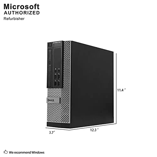 Dell Optiplex 7010 Business Desktop Computer (Intel Quad Core i5-3470 3.2GHz, 16GB RAM, New 480GB SSD HDD, USB 3.0, DVDRW, WiFi, Windows 10) (used)
