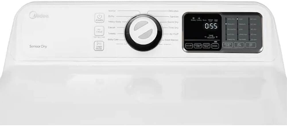 Midea 7.5 Cu Ft Electric Dryer with Sensor Dry