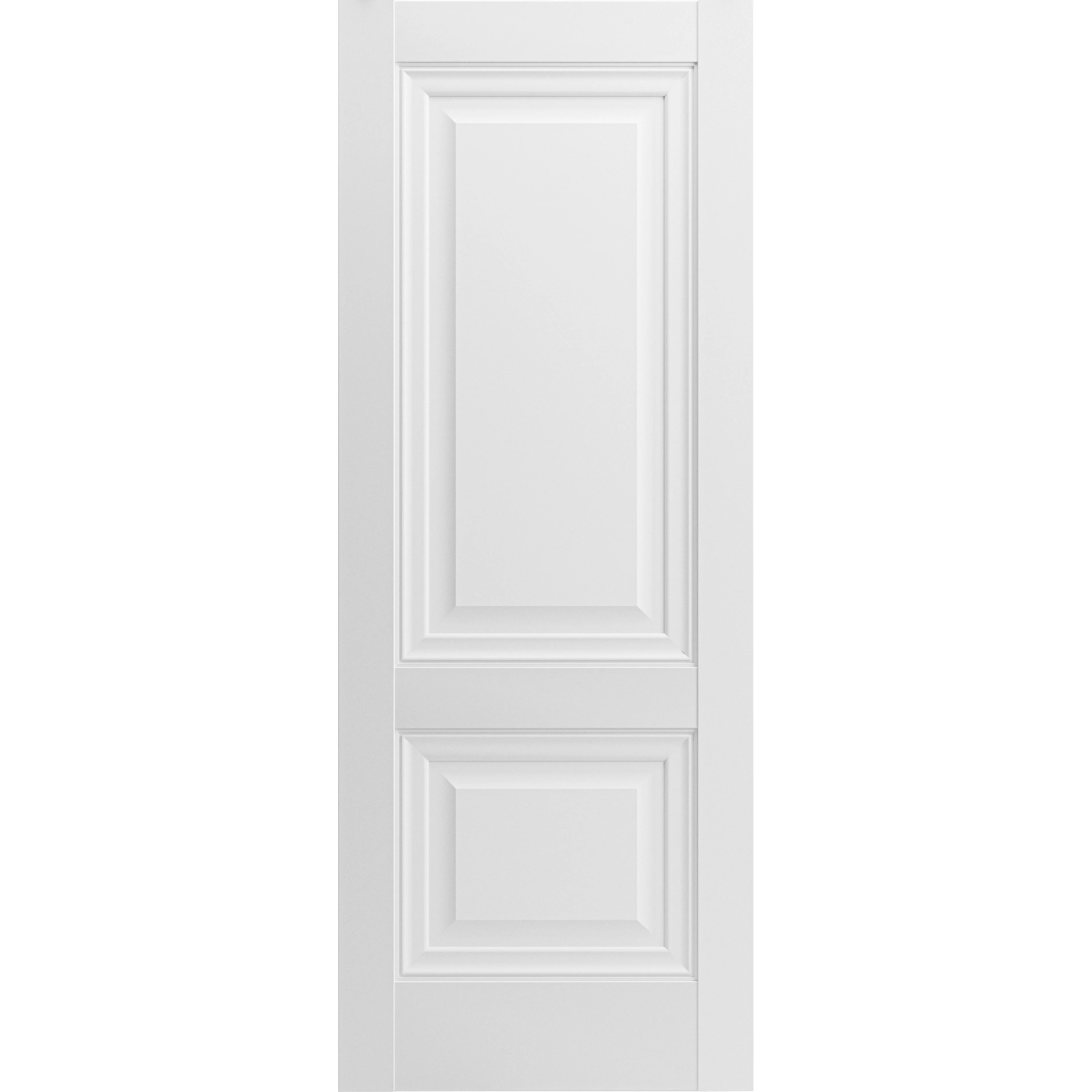 Solid French Double Doors 64 x 96 inches | Sete 6933 Light Grey Oak with Frosted Glass | Wood Solid Panel Frame Trims | Closet Bedroom Sturdy Doors
