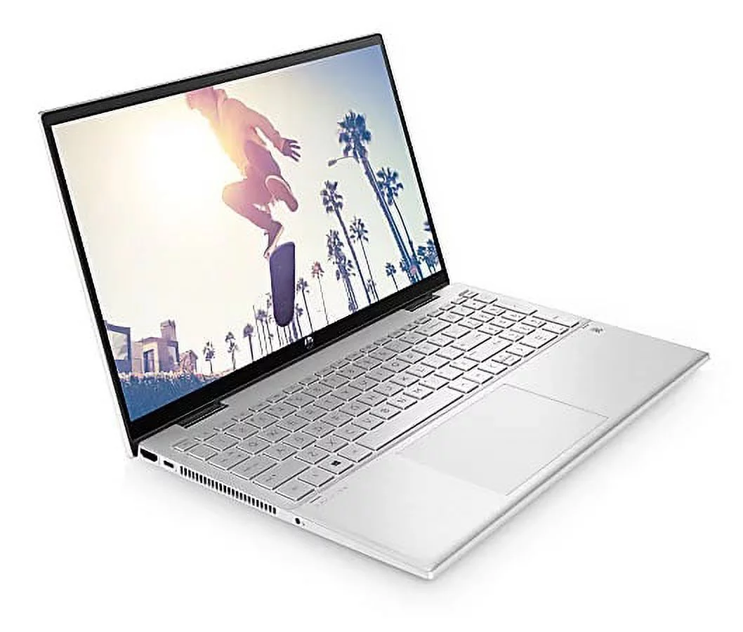 HP Pavilion x360 15-er0225od Convertible Laptop, 15.6" Touch Screen, Intel Core i5, 8GB Memory, 256GB Solid State Drive, Wi-Fi 6, Windows� 11, 4Z370UA#ABA