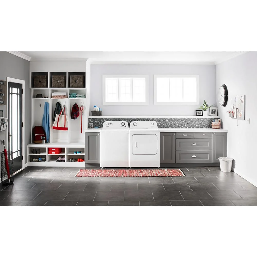 Amana 3.5 cu ft Dual Action Agitator Top Load Washer in White