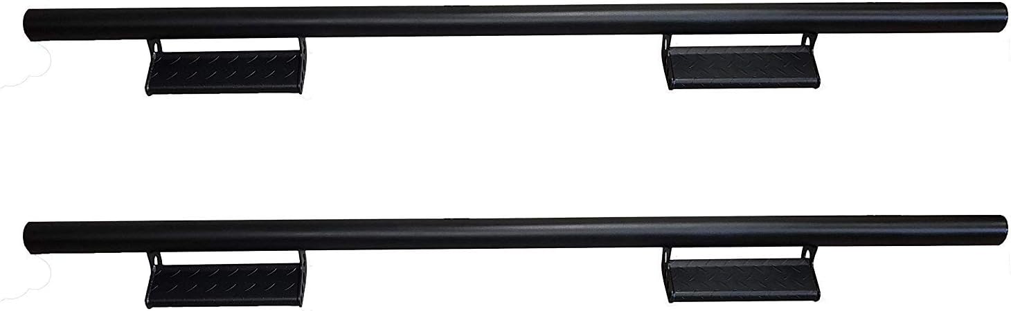 Ajaa Replacement for Drop Down Side Step 2005 -2021 Toyota Tacoma Double Cab (4 Full Door) Black Drop Down Running Boards