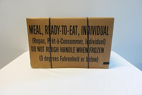 Food Dude 82nd Military MRE Surplus - 2026 Inspection - Meals Ready to Eat Military Meals with Heater Packs - 1250 Calories per MRE Full Meals - A and B Cases 24 COMBO Emergency Food