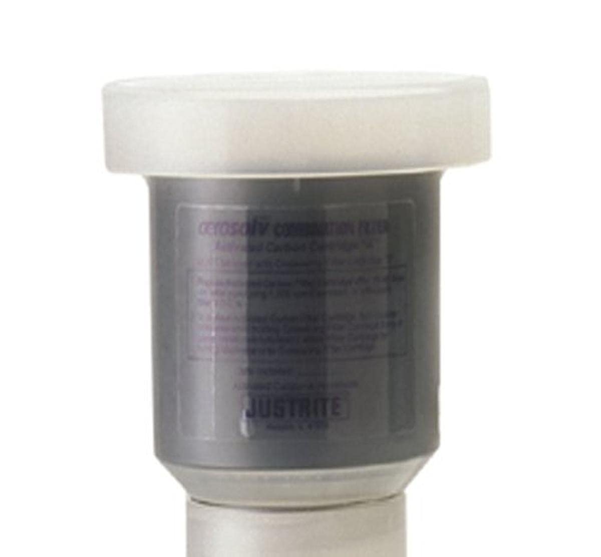 Justrite 2-Pack, Aerosolv Replacement Carbon Filter Cartridge for 6363, Aerosol Can Recycling, 28198