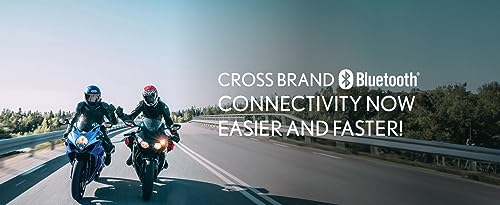 Cardo PACKTALK Edge Motorcycle Bluetooth Communication System Headset Intercom - Single Pack, Black