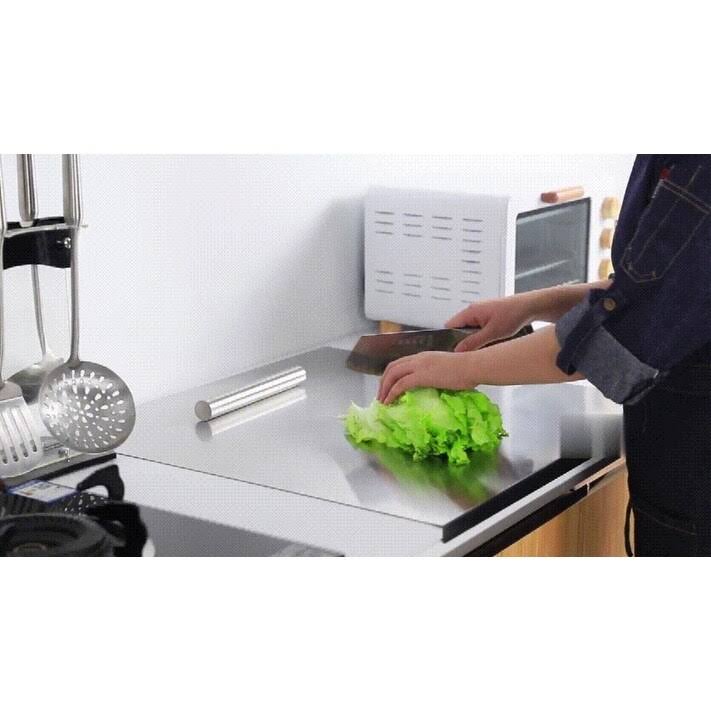Extra Large 304 Heavy Duty Stainless Steel Chopping Board, Cutting Board for Meat Vegetable Fruit Fish Cheese, Easy to Clean - 2
