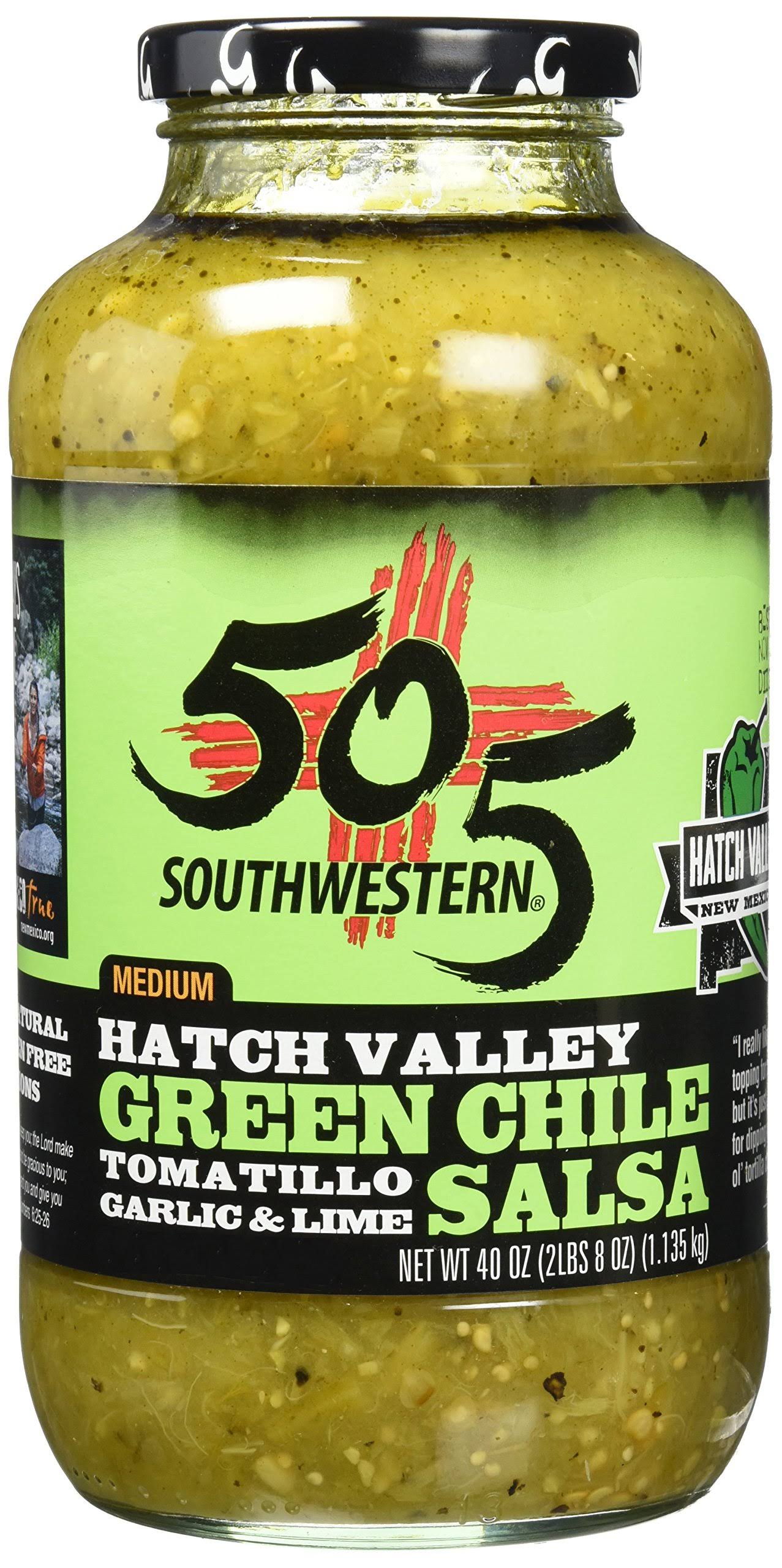 505 Southwestern Hatch Valley Green Chile Salsa 40 oz