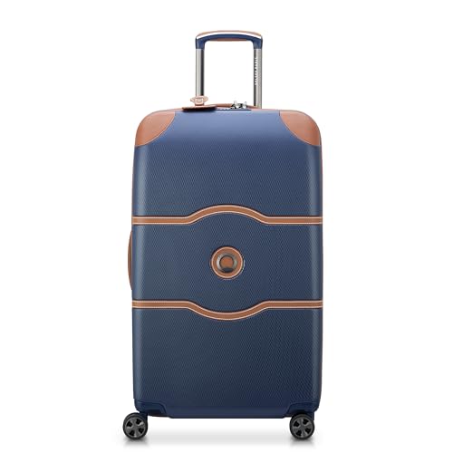 DELSEY PARIS Chatelet Air 2.0 Hardside Luggage with Spinner Wheels, Angora, Checked-Large 28 Inch