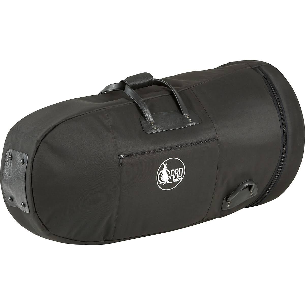 Gard Mid-Suspension Large 20x22 Bell Tuba Gig Bag 64-MLK Black Ultra Leather