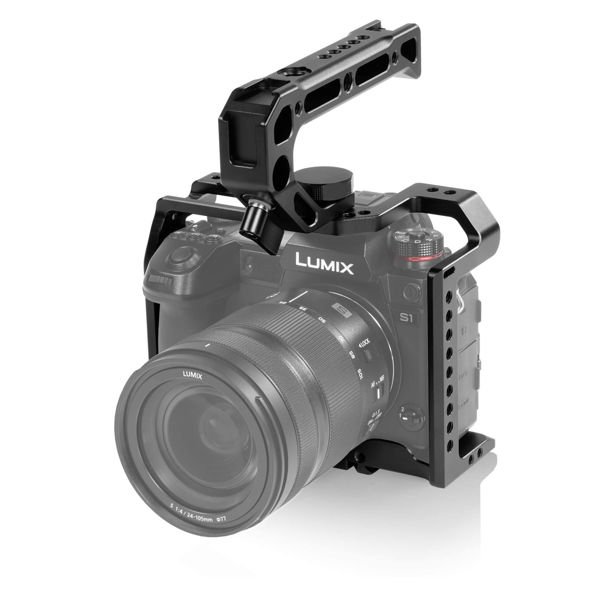 Shape Cage with Top Handle for Panasonic Lumix S1/S1R Cameras