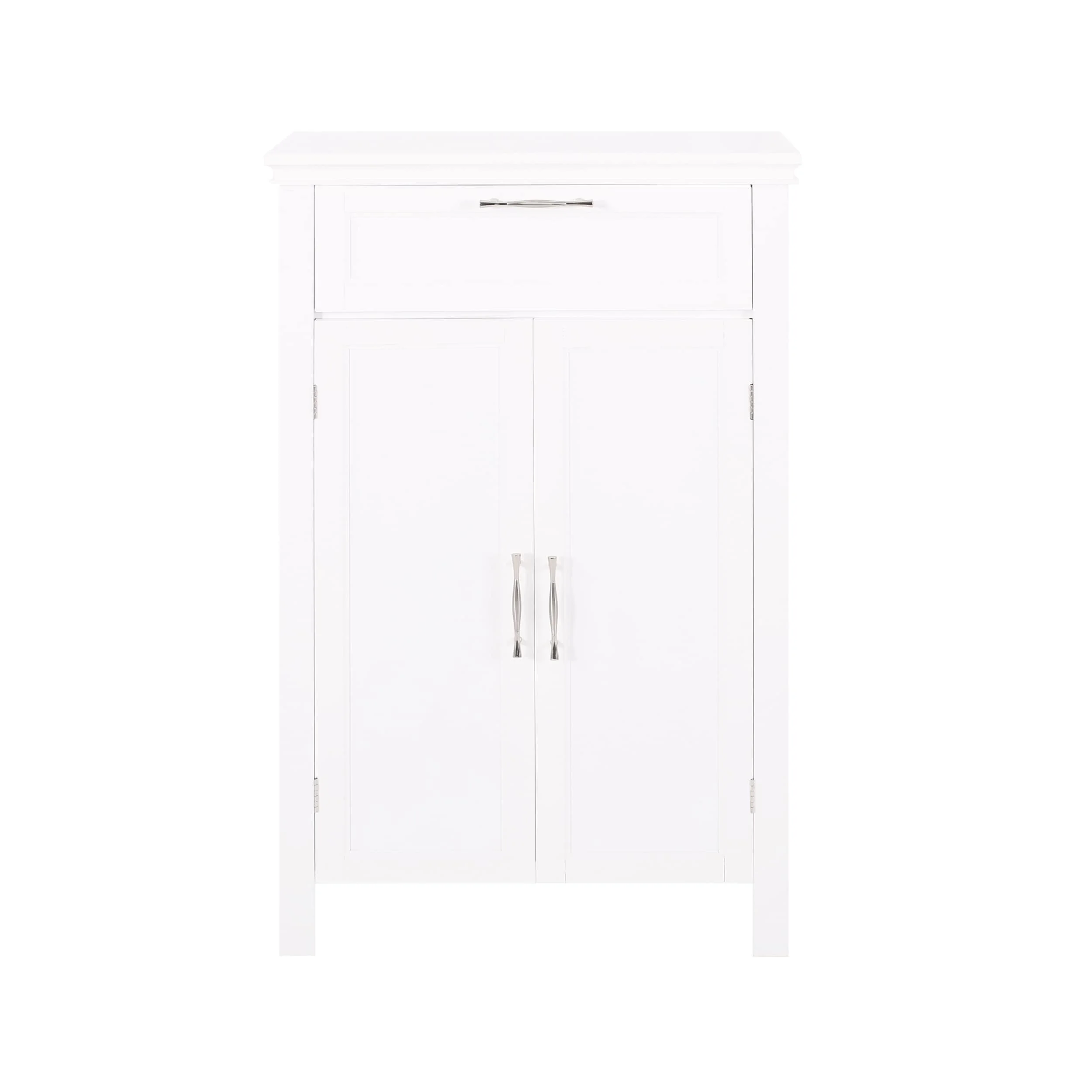 Christopher Knight Home Edgell  Manufactured Wood Bathroom 2 Door Floor Storage Cabinet with Drawer by  Grey