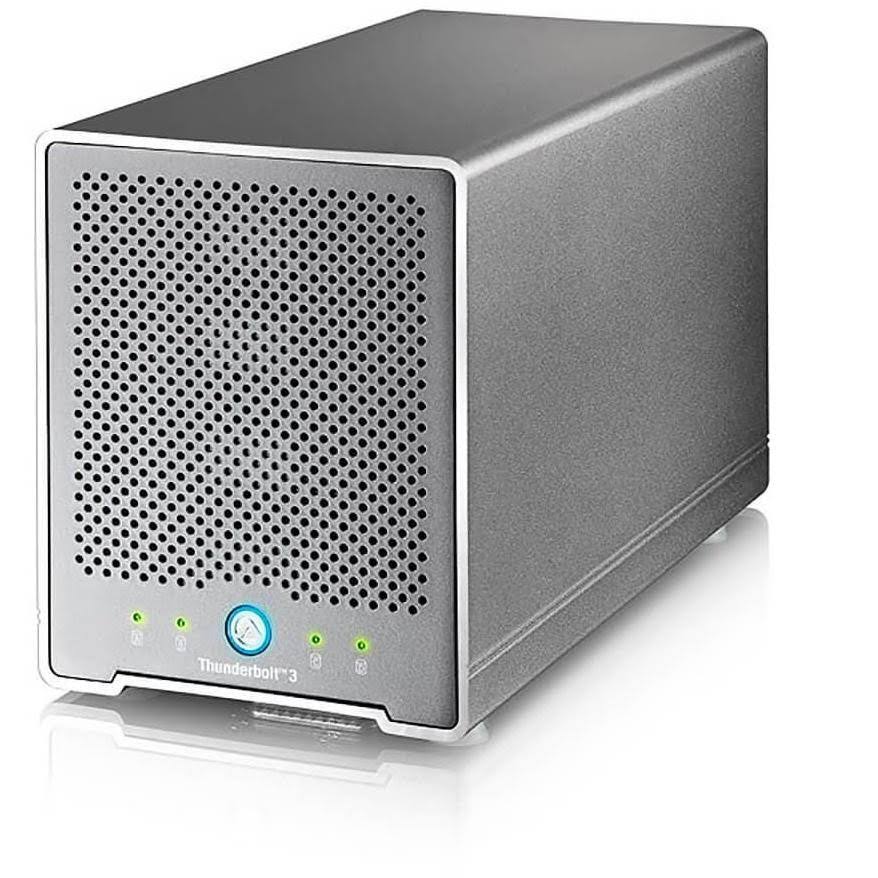 Akitio Thunder3 Quad Mini 4-Bay Raid Array, Charcoal Gray