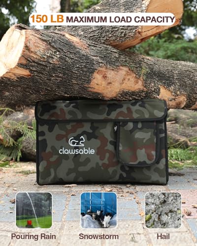 Indestructible Heated Cat House for Outdoor Cats in Winter, Extremely Waterproof & Weatherproof, Insulated Outside Feral Cat House Shelter for Stray Barn Cat